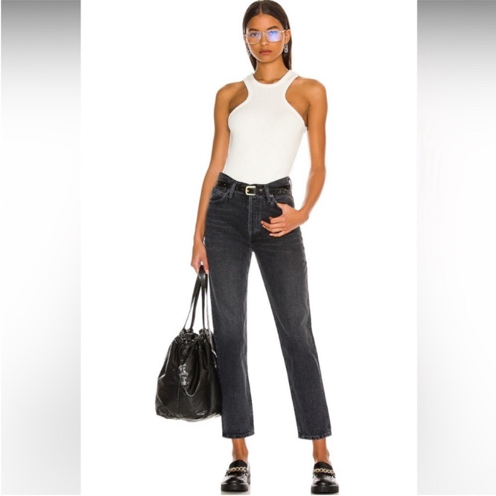 AGOLDE High Rise Fen Taper Jeans